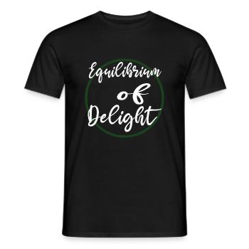 Geek Joyous Journey Birthday Humor Inner Joy - Men's T-Shirt - black - Front - AI Model Male 178 light (178cm)