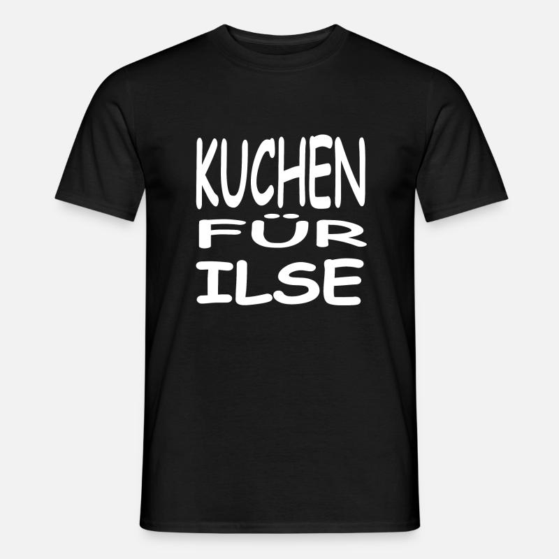 Kuchen - Männer T-Shirt - Schwarz