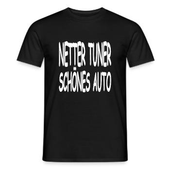 Tuner - Männer T-Shirt - Schwarz - Vorne - AI Model Male 178 light (178cm)