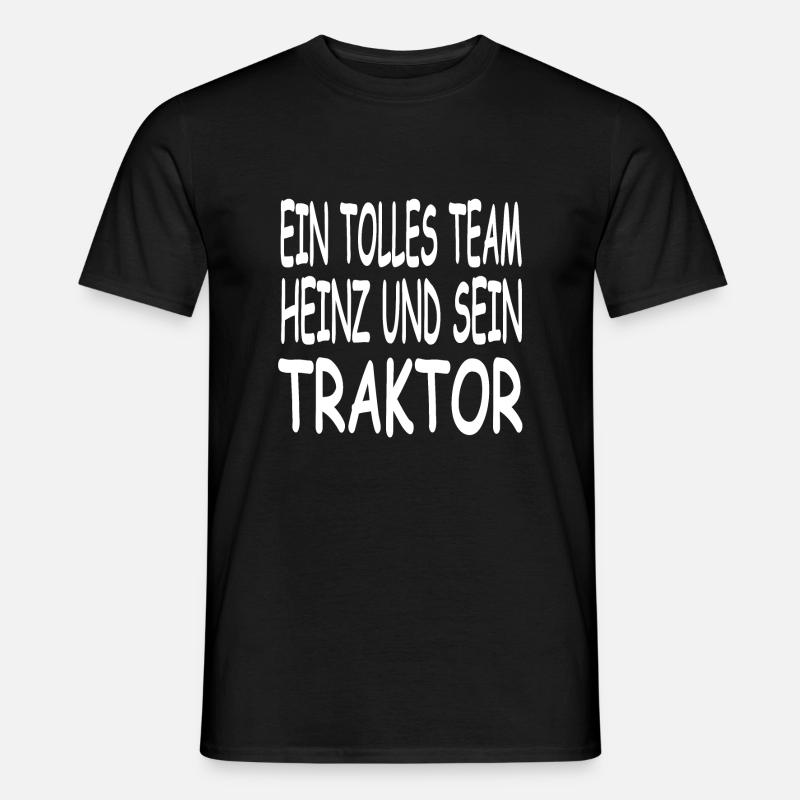 Traktor - Männer T-Shirt - Schwarz