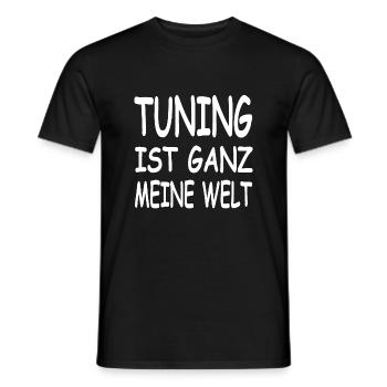 Tuning - Männer T-Shirt - Schwarz - Vorne - AI Model Male 178 light (178cm)