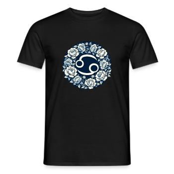 Krebs Tierkreiszeichen Symbol - Männer T-Shirt - Schwarz - Vorne - AI Model Male 178 light (178cm)