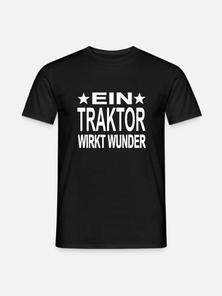 Traktor - Männer T-Shirt - Schwarz