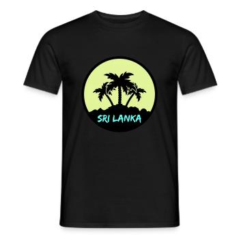 sri lanka - Männer T-Shirt - Schwarz - Vorne - AI Model Male 178 light (178cm)
