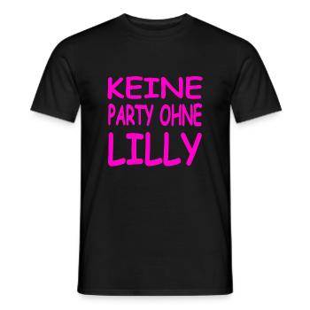 Party - Männer T-Shirt - Schwarz - Vorne - AI Model Male 178 light (178cm)