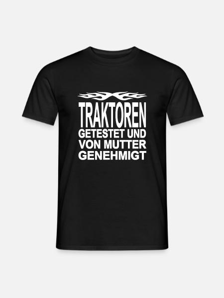 Traktor - Männer T-Shirt - Schwarz