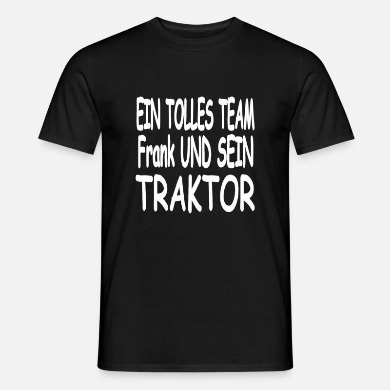 Traktor - Männer T-Shirt - Schwarz
