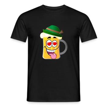 love - Männer T-Shirt - Schwarz - Vorne - AI Model Male 178 light (178cm)
