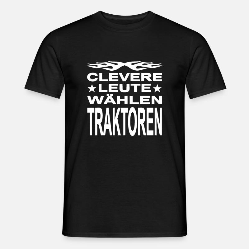 Traktor - Männer T-Shirt - Schwarz