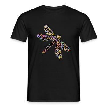 Libellule - T-shirt homme - noir - Devant - AI Model Male 178 light (178cm)
