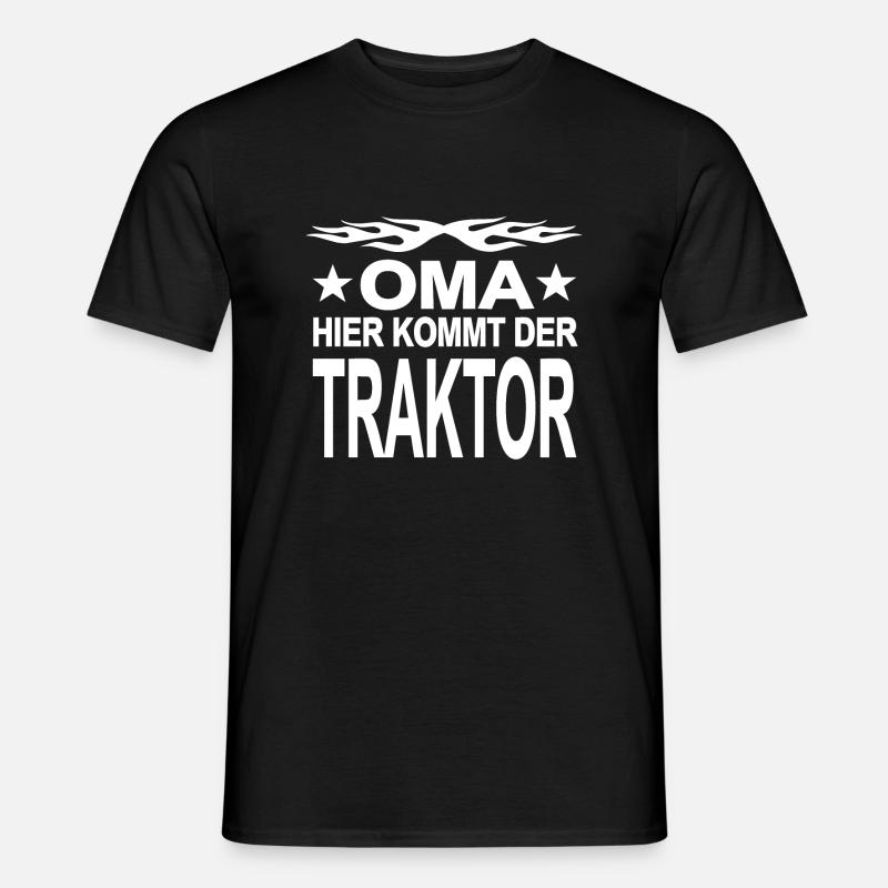 Traktor - Männer T-Shirt - Schwarz