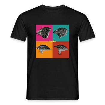 Finken - Männer T-Shirt - Schwarz - Vorne - AI Model Male 178 light (178cm)