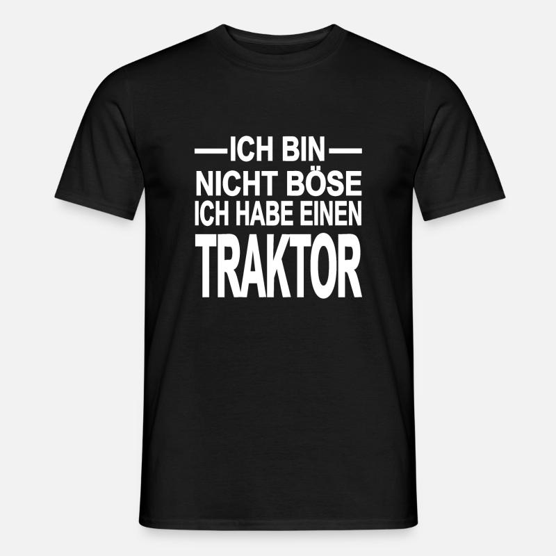 Traktor - Männer T-Shirt - Schwarz
