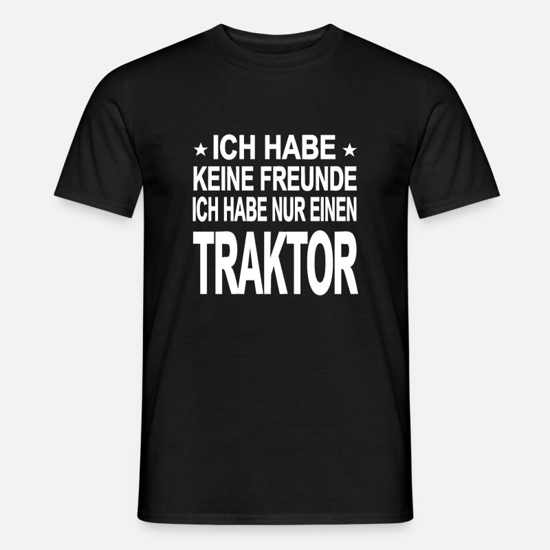 Traktor - Männer T-Shirt - Schwarz