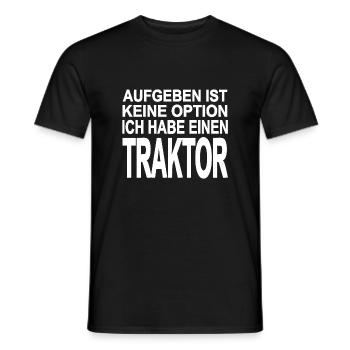 Traktor - Männer T-Shirt - Schwarz - Vorne - AI Model Male 178 light (178cm)