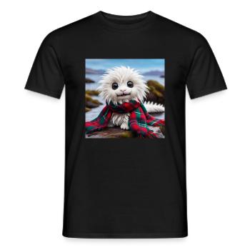 Little Nessie - Men's T-Shirt - black - Front - AI Model Male 178 light (178cm)