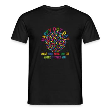 Dot Day International Dot Day 2024 Kids Boys Girls - T-shirt homme - noir - Devant - AI Model Male 178 light (178cm)