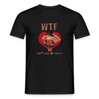 Fram Fresh Pumpkin T Shirt Women Cute Pumpkins - T-shirt homme - noir - Devant - AI Model Male 178 light (178cm)