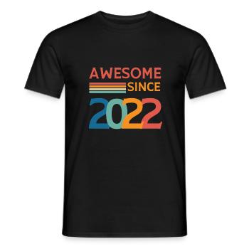 Großartig seit 2022 - Männer T-Shirt - Schwarz - Vorne - AI Model Male 178 light (178cm)