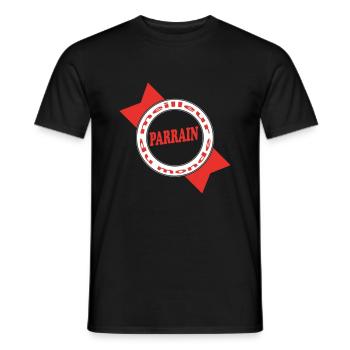Best GODFATHER - Men's T-Shirt - black - Front - AI Model Male 178 light (178cm)