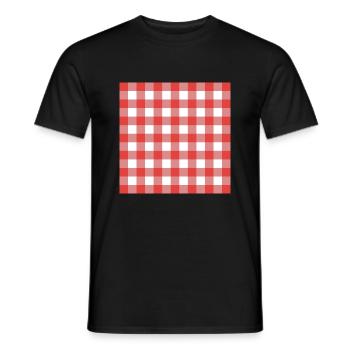 Bella italia - Pizzeria Muster - Männer T-Shirt - Schwarz - Vorne - AI Model Male 178 light (178cm)
