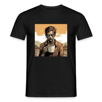 Zombie - Männer T-Shirt - Schwarz - Vorne - AI Model Male 178 light (178cm)