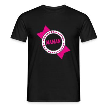 Beste Mama - Männer T-Shirt - Schwarz - Vorne - AI Model Male 178 light (178cm)