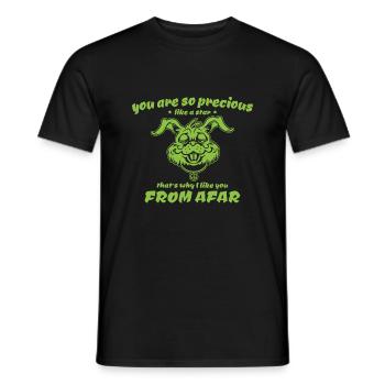 Lustiger Reim - You are so precious like a star - Männer T-Shirt - Schwarz - Vorne - AI Model Male 178 light (178cm)