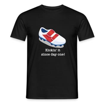 Chaussure de football Soccer Dicton amusant - T-shirt homme - noir - Devant - AI Model Male 178 light (178cm)