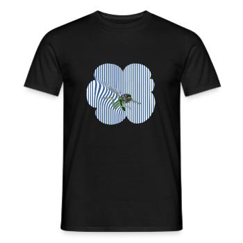 Expert en plongée Hobby Sport Plongée sous-marine - T-shirt homme - noir - Devant - AI Model Male 178 light (178cm)