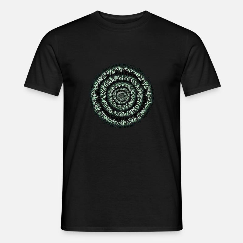 Magischer Kreis - Männer T-Shirt - Schwarz