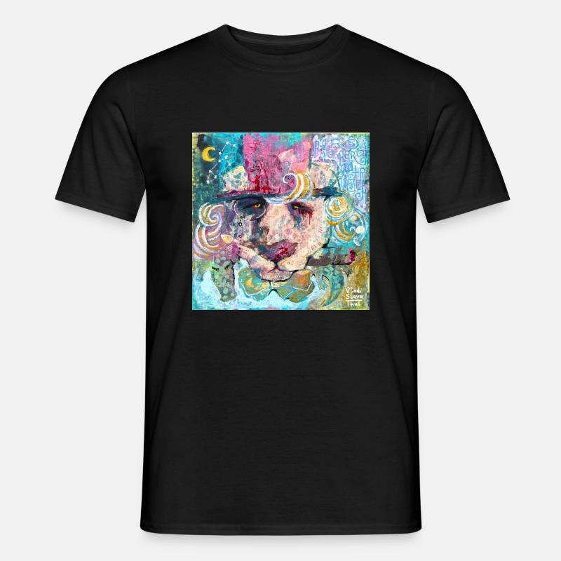 Amigo Löwe - Männer T-Shirt - Schwarz