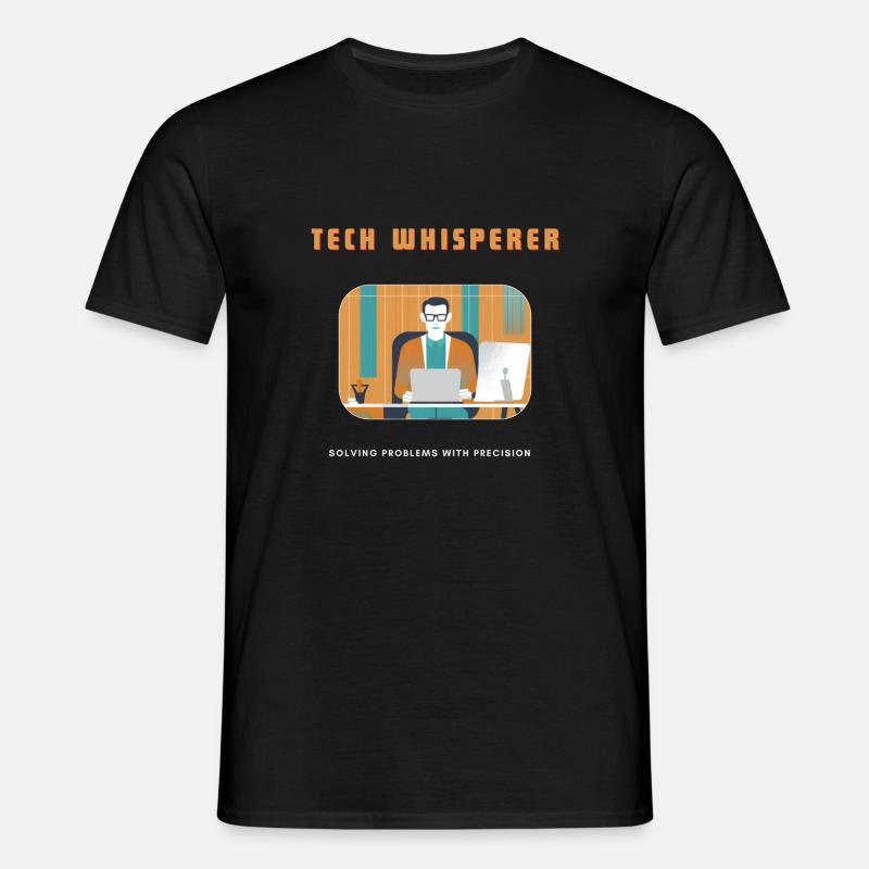 Tech Whisperer Solving Problems - Men's T-Shirt - black
