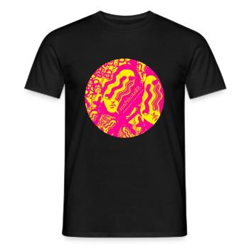 snaPshots ZH - Männer T-Shirt - Schwarz - Vorne - AI Model Male 178 light (178cm)