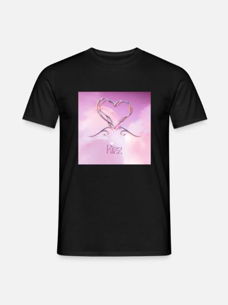 Rizz Y2k Pastel Purple - Männer T-Shirt - Schwarz