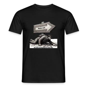 Beeilen Sie sich am Wochenende! - Männer T-Shirt - Schwarz - Vorne - AI Model Male 178 light (178cm)