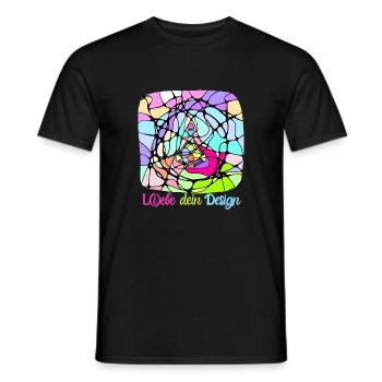 Human Design Bodygraph - Männer T-Shirt - Schwarz - Vorne - AI Model Male 178 light (178cm)