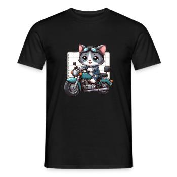 Soft Kitty Gifts - Men's T-Shirt - black - Front - AI Model Male 178 light (178cm)