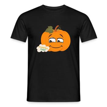 Pumpkin Time - Männer T-Shirt - Schwarz - Vorne - AI Model Male 178 light (178cm)