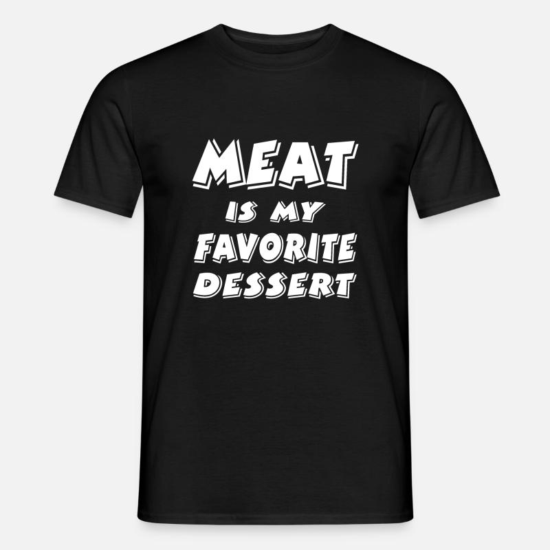 Fleisch - Männer T-Shirt - Schwarz