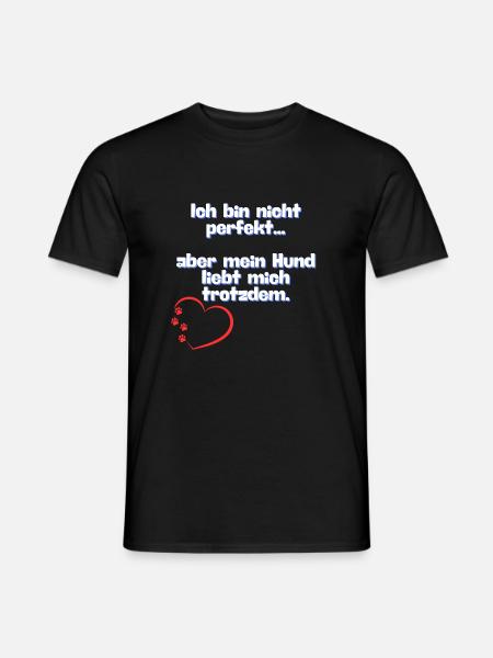 Nicht perfekt - Männer T-Shirt - Schwarz