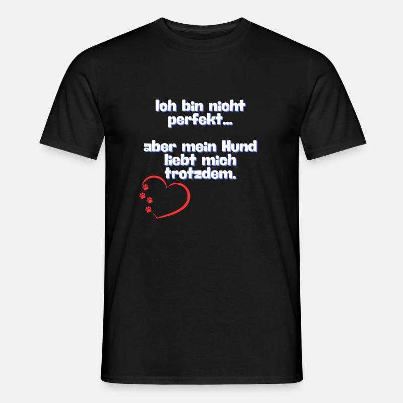 Nicht perfekt - Männer T-Shirt - Schwarz