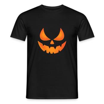 Citrouille effrayante - T-shirt homme - noir - Devant - AI Model Male 178 light (178cm)