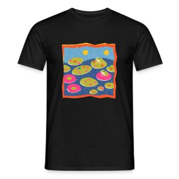 frösche 1 - Männer T-Shirt - Schwarz - Vorne - AI Model Male 178 light (178cm)