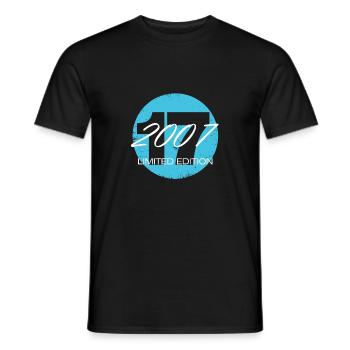 Edition limitée 17 ans d’âge - T-shirt homme - noir - Devant - AI Model Male 178 light (178cm)