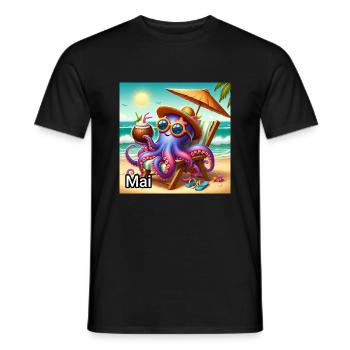 MAI - T-shirt homme - noir - Devant - AI Model Male 178 light (178cm)