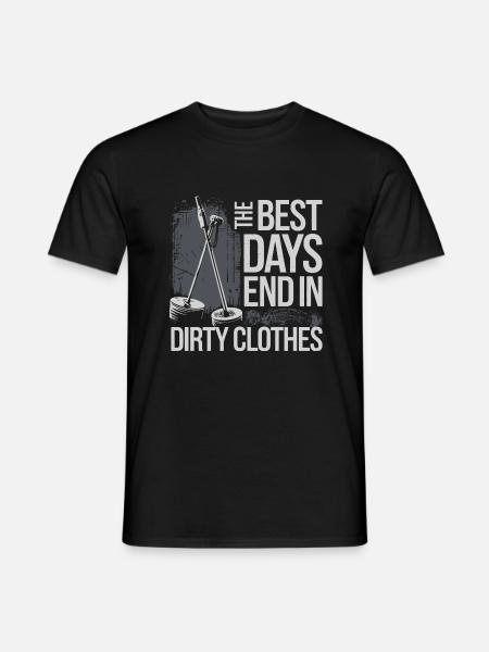 Abenteuer im Boden entdecken - Männer T-Shirt - Schwarz