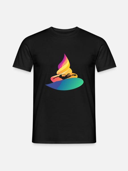 Swimming Snorkeling Scuba - Men's T-Shirt - black