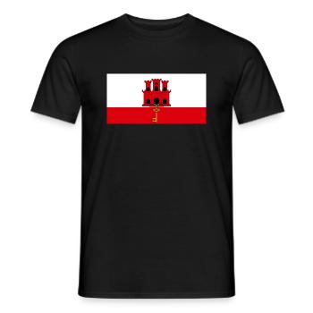 Gibraltar - Men's T-Shirt - black - Front - AI Model Male 178 light (178cm)