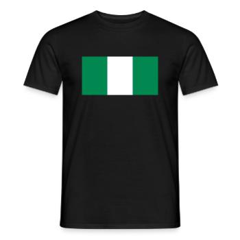Nigeria - Men's T-Shirt - black - Front - AI Model Male 178 light (178cm)